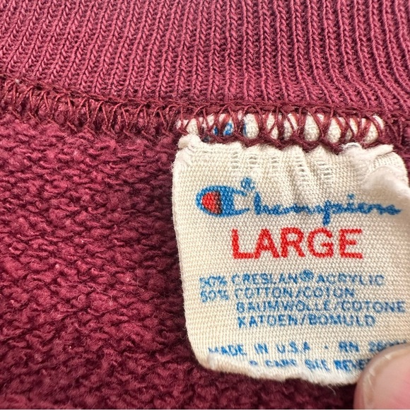 Vintage 80s Harvard Business Champion Super Soft Sweatshirt Size Large USA MADE - Picture 3 of 4